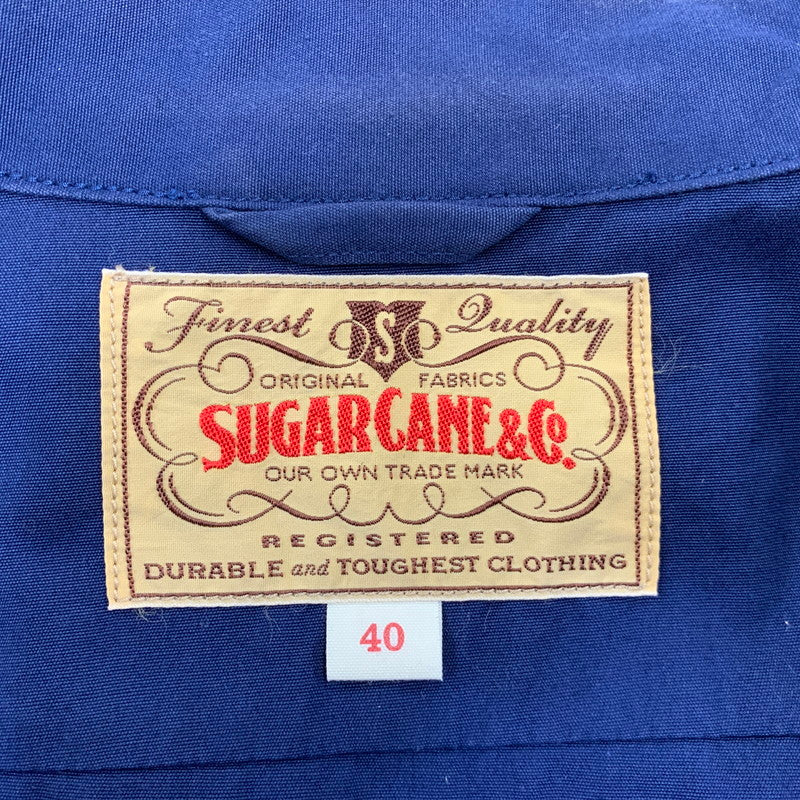 【中古品】【メンズ】 SUGAR CANE シュガーケーン SC15293 COTTON WEATHER CLOTH SPORTS JACKET コットン ウェザー クロス スポーツ ジャケット アウター 145-260905-cs-13-izu サイズ：40 カラー：ネイビー 万代Net店