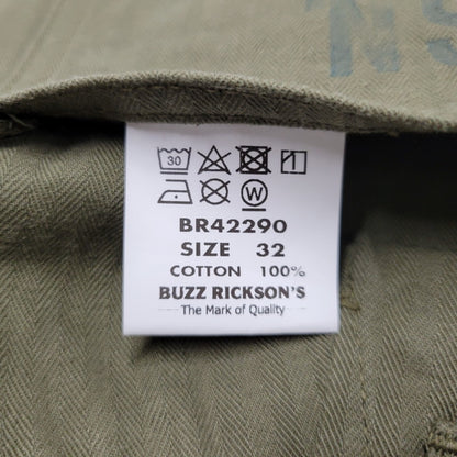 【中古品】【メンズ】 Buzz Rickson's バズリクソンズ U.S. NAVY N-3 TROUSERS BR42290 トラウザーズ パンツ 156-260909-as-19-izu サイズ：32 カラー：カーキ 万代Net店