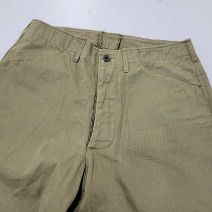 【中古品】【メンズ】 Buzz Rickson's バズリクソンズ U.S. NAVY N-3 TROUSERS BR42290 トラウザーズ パンツ 156-260909-as-19-izu サイズ：32 カラー：カーキ 万代Net店