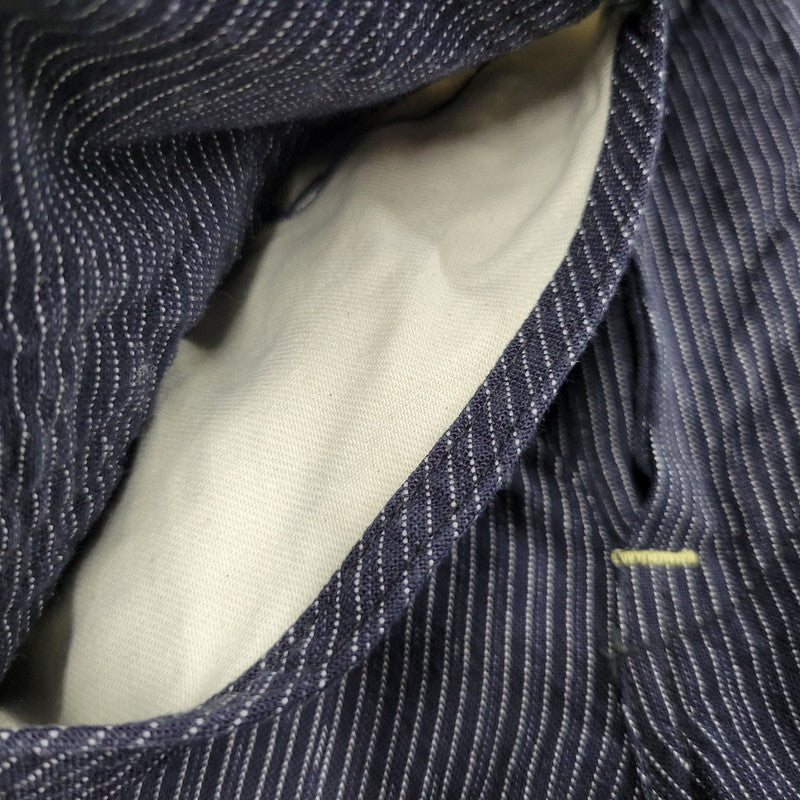 【中古品】【メンズ】 SUGAR CANE シュガーケーン FICTION ROMANCE 8OZ. INDIGO STRIPE WORK PANTS フィクション ロマンス ストライプ ワークパンツ 156-260909-as-17-izu サイズ：34×32 カラー：インディゴ 万代Net店