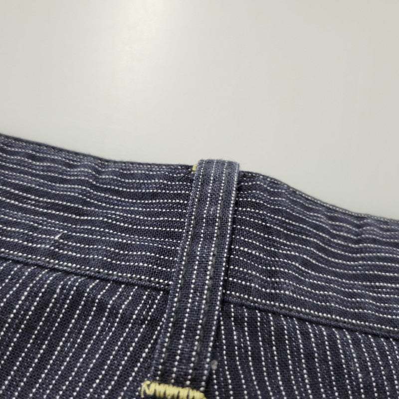 【中古品】【メンズ】 SUGAR CANE シュガーケーン FICTION ROMANCE 8OZ. INDIGO STRIPE WORK PANTS フィクション ロマンス ストライプ ワークパンツ 156-260909-as-17-izu サイズ：34×32 カラー：インディゴ 万代Net店
