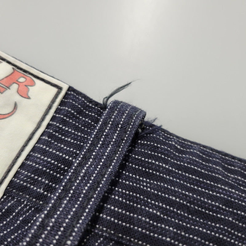 【中古品】【メンズ】 SUGAR CANE シュガーケーン FICTION ROMANCE 8OZ. INDIGO STRIPE WORK PANTS フィクション ロマンス ストライプ ワークパンツ 156-260909-as-17-izu サイズ：34×32 カラー：インディゴ 万代Net店