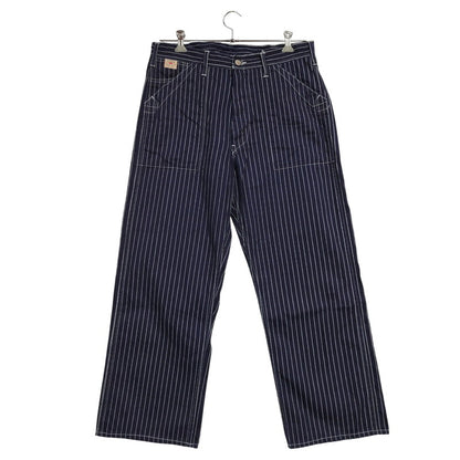 【中古品】【メンズ】 SUGAR CANE シュガーケーン 9OZ. WABASH STRIPE ENGINEER PANTS SC40786 ウォバッシュストライプ エンジニアパンツ 156-260909-as-18-izu サイズ：34×32 カラー：ネイビー 万代Net店