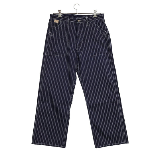 【中古品】【メンズ】 SUGAR CANE シュガーケーン 9OZ. WABASH STRIPE ENGINEER PANTS SC40786 ウォバッシュストライプ エンジニアパンツ 156-260909-as-18-izu サイズ：34×32 カラー：ネイビー 万代Net店