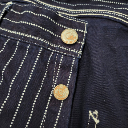 【中古品】【メンズ】 SUGAR CANE シュガーケーン 9OZ. WABASH STRIPE ENGINEER PANTS SC40786 ウォバッシュストライプ エンジニアパンツ 156-260909-as-18-izu サイズ：34×32 カラー：ネイビー 万代Net店