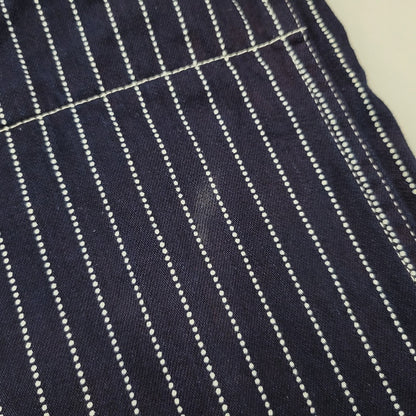 【中古品】【メンズ】 SUGAR CANE シュガーケーン 9OZ. WABASH STRIPE ENGINEER PANTS SC40786 ウォバッシュストライプ エンジニアパンツ 156-260909-as-18-izu サイズ：34×32 カラー：ネイビー 万代Net店