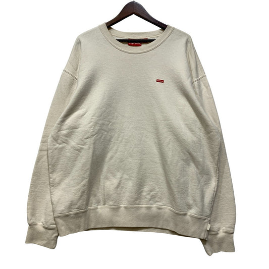 【中古品】【メンズ】 SUPREME シュプリーム 24AW SMALL BOX CREWNECK スモール ボックス クルーネック トップス 長袖 149-260905-cs-11-izu サイズ：L カラー：アイボリー 万代Net店