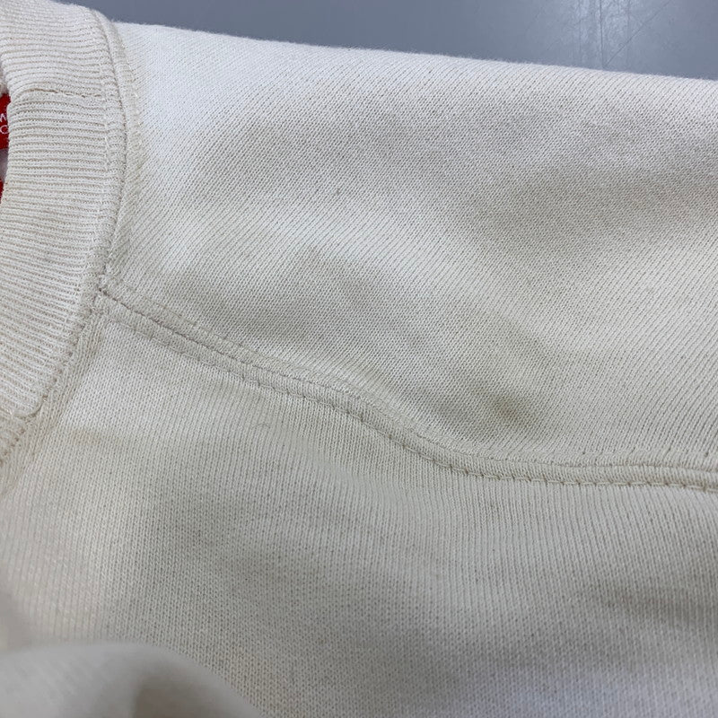 【中古品】【メンズ】 SUPREME シュプリーム 24AW SMALL BOX CREWNECK スモール ボックス クルーネック トップス 長袖 149-260905-cs-11-izu サイズ：L カラー：アイボリー 万代Net店