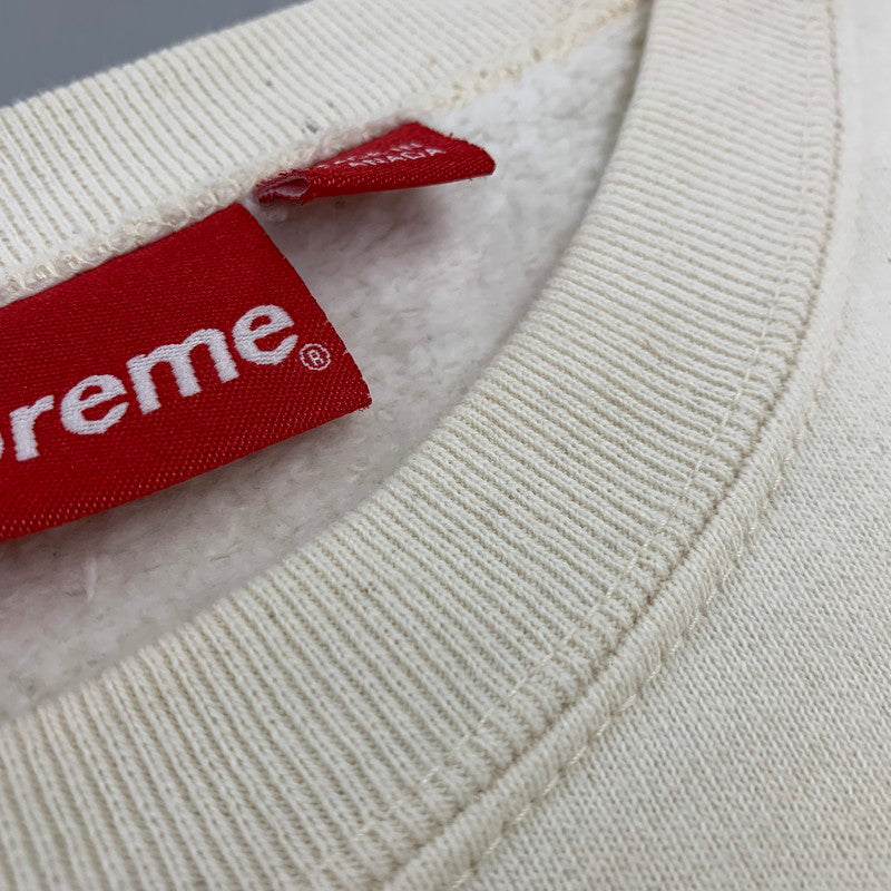 【中古品】【メンズ】 SUPREME シュプリーム 24AW SMALL BOX CREWNECK スモール ボックス クルーネック トップス 長袖 149-260905-cs-11-izu サイズ：L カラー：アイボリー 万代Net店