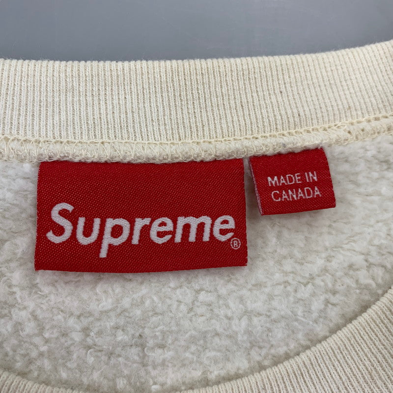 【中古品】【メンズ】 SUPREME シュプリーム 24AW SMALL BOX CREWNECK スモール ボックス クルーネック トップス 長袖 149-260905-cs-11-izu サイズ：L カラー：アイボリー 万代Net店