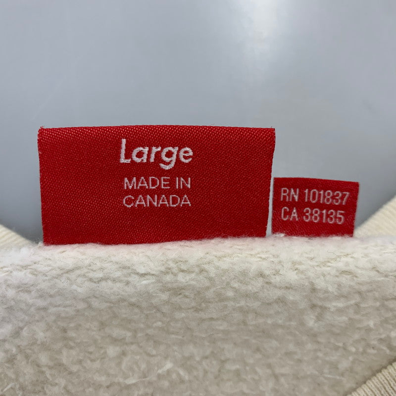 【中古品】【メンズ】 SUPREME シュプリーム 24AW SMALL BOX CREWNECK スモール ボックス クルーネック トップス 長袖 149-260905-cs-11-izu サイズ：L カラー：アイボリー 万代Net店