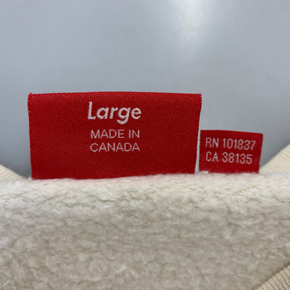 【中古品】【メンズ】 SUPREME シュプリーム 24AW SMALL BOX CREWNECK スモール ボックス クルーネック トップス 長袖 149-260905-cs-11-izu サイズ：L カラー：アイボリー 万代Net店