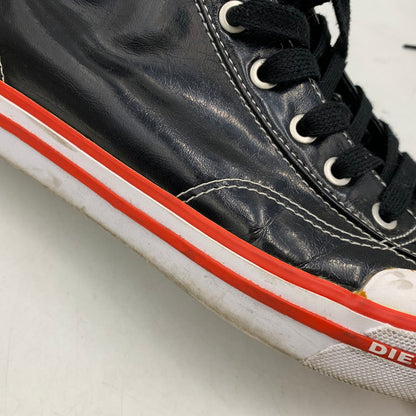 【中古品】【メンズ】 DIESEL ディーゼル F22-06-YUL S-ATHOS MID エス アトス ミッド シューズ スニーカー 靴 162-260918-ya-02-izu サイズ：27cm カラー：ブラック 万代Net店