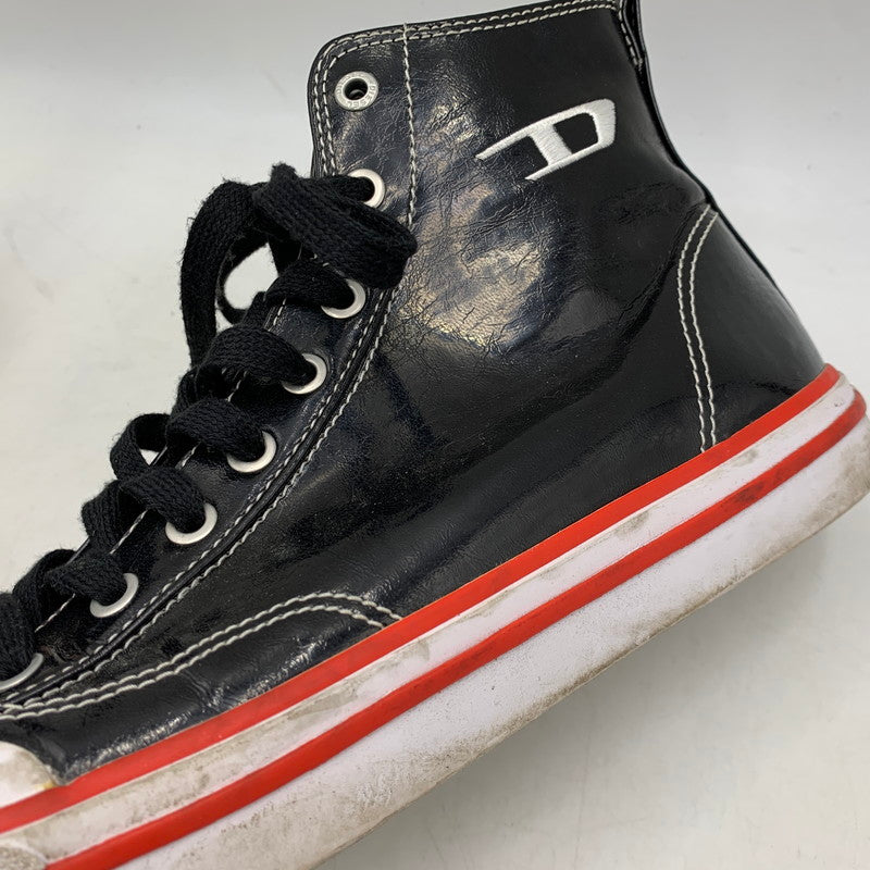 【中古品】【メンズ】 DIESEL ディーゼル F22-06-YUL S-ATHOS MID エス アトス ミッド シューズ スニーカー 靴 162-260918-ya-02-izu サイズ：27cm カラー：ブラック 万代Net店