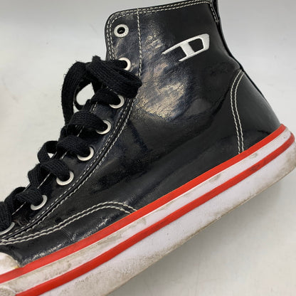 【中古品】【メンズ】 DIESEL ディーゼル F22-06-YUL S-ATHOS MID エス アトス ミッド シューズ スニーカー 靴 162-260918-ya-02-izu サイズ：27cm カラー：ブラック 万代Net店