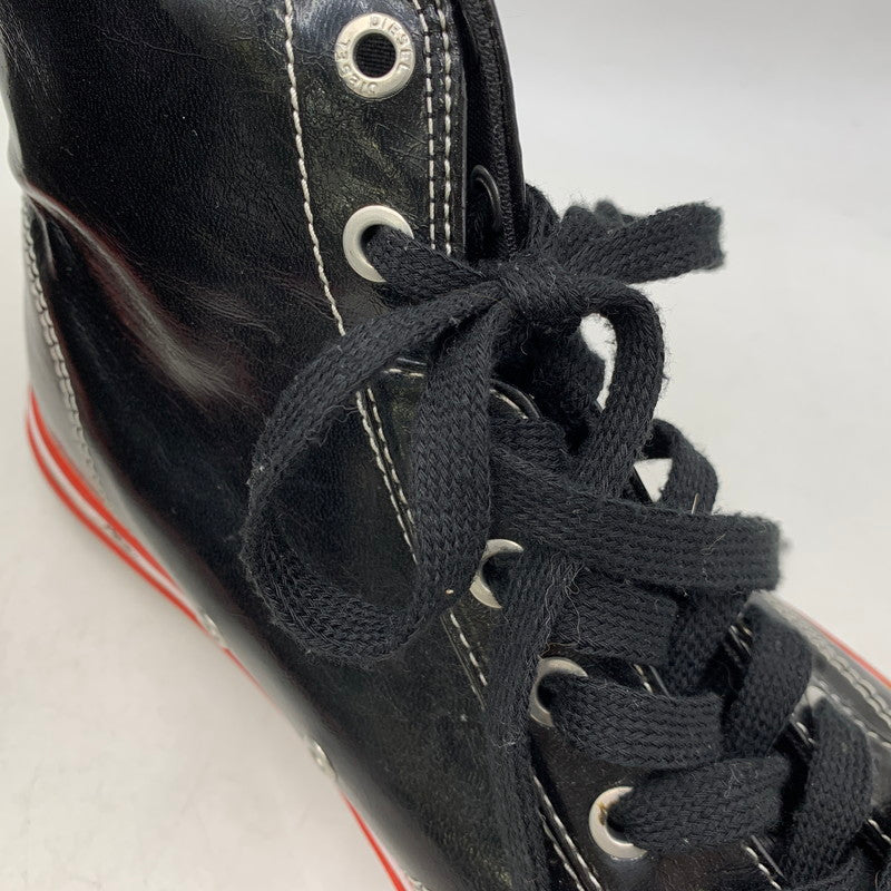 【中古品】【メンズ】 DIESEL ディーゼル F22-06-YUL S-ATHOS MID エス アトス ミッド シューズ スニーカー 靴 162-260918-ya-02-izu サイズ：27cm カラー：ブラック 万代Net店