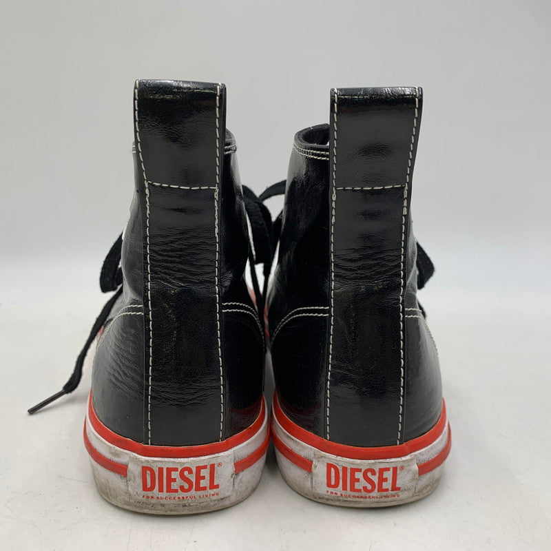 【中古品】【メンズ】 DIESEL ディーゼル F22-06-YUL S-ATHOS MID エス アトス ミッド シューズ スニーカー 靴 162-260918-ya-02-izu サイズ：27cm カラー：ブラック 万代Net店