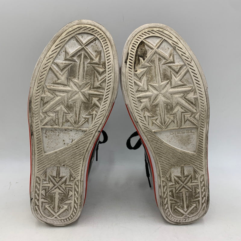 【中古品】【メンズ】 DIESEL ディーゼル F22-06-YUL S-ATHOS MID エス アトス ミッド シューズ スニーカー 靴 162-260918-ya-02-izu サイズ：27cm カラー：ブラック 万代Net店