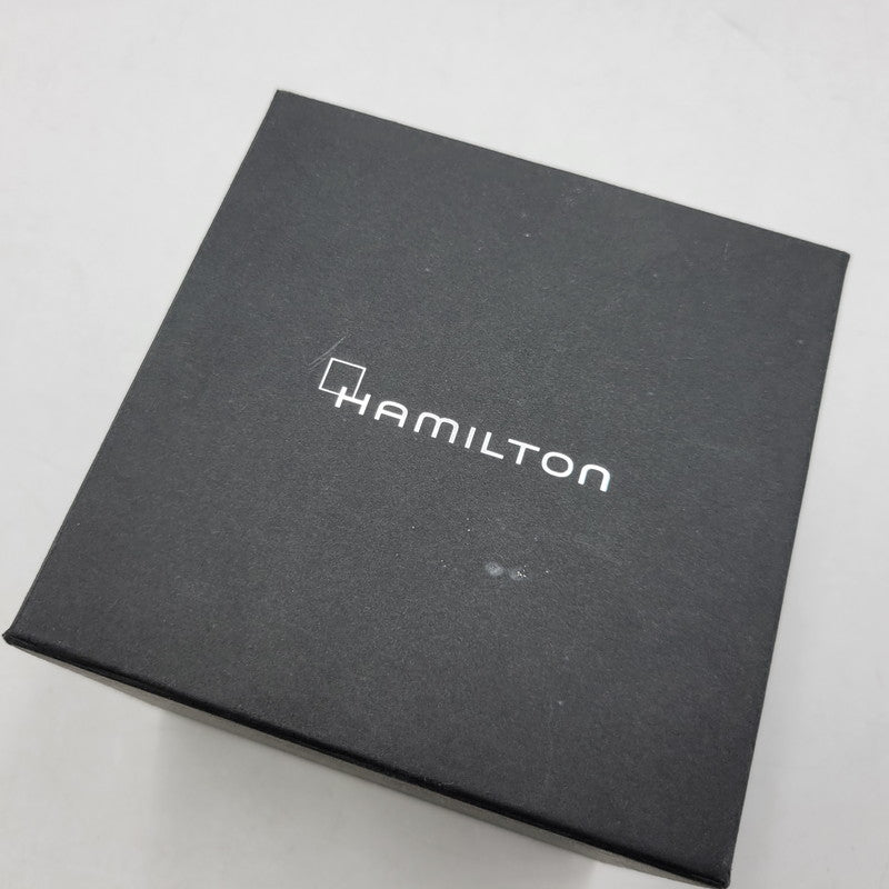 【中古品】【メンズ/レディース】 HAMILTON ハミルトン AMERICAN CLASSIC SPIRIT OF LIBERTY AUTOMATIC DATE H-424151 アメリカン クラシック スピリット オブ リバティ 裏スケルトン 腕時計 197-260907-as-04-izu カラー：シルバー 万代Net店