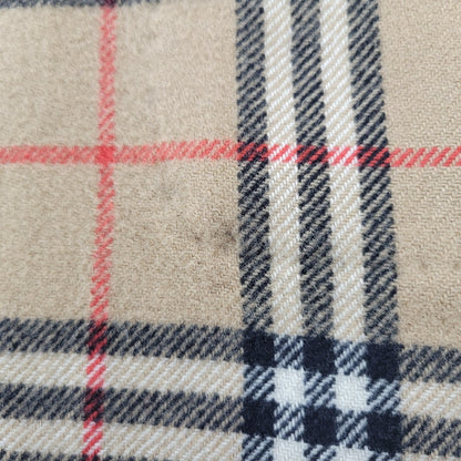 【現状渡し品】【レディース】 OLD BURBERRYS オールド バーバリーズ 白タグ ノバチェック リバーシブル ウール コート 168-260908-yn-06-izu サイズ：S カラー：キャメル 万代Net店
