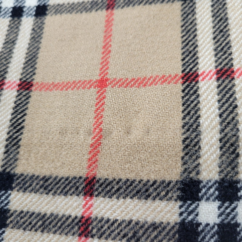 【現状渡し品】【レディース】 OLD BURBERRYS オールド バーバリーズ 白タグ ノバチェック リバーシブル ウール コート 168-260908-yn-06-izu サイズ：S カラー：キャメル 万代Net店