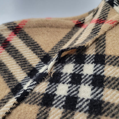 【現状渡し品】【レディース】 OLD BURBERRYS オールド バーバリーズ 白タグ ノバチェック リバーシブル ウール コート 168-260908-yn-06-izu サイズ：S カラー：キャメル 万代Net店