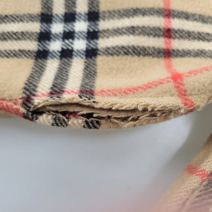 【現状渡し品】【レディース】 OLD BURBERRYS オールド バーバリーズ 白タグ ノバチェック リバーシブル ウール コート 168-260908-yn-06-izu サイズ：S カラー：キャメル 万代Net店
