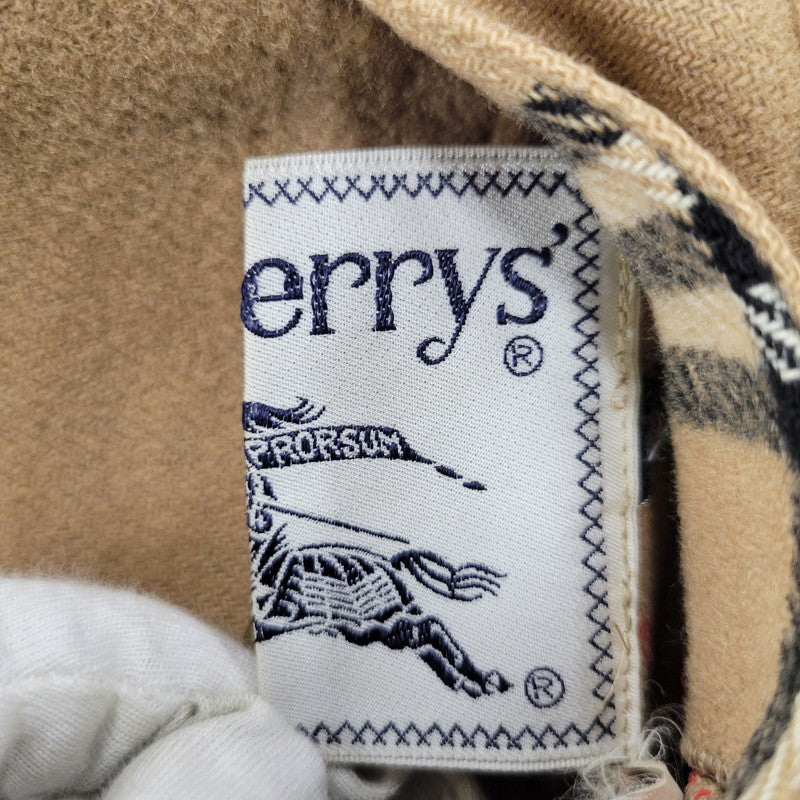 【現状渡し品】【レディース】 OLD BURBERRYS オールド バーバリーズ 白タグ ノバチェック リバーシブル ウール コート 168-260908-yn-06-izu サイズ：S カラー：キャメル 万代Net店