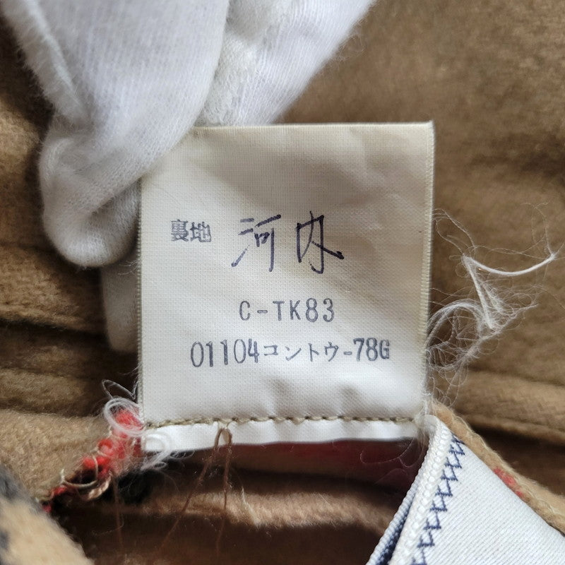 【現状渡し品】【レディース】 OLD BURBERRYS オールド バーバリーズ 白タグ ノバチェック リバーシブル ウール コート 168-260908-yn-06-izu サイズ：S カラー：キャメル 万代Net店