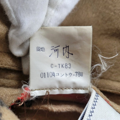 【現状渡し品】【レディース】 OLD BURBERRYS オールド バーバリーズ 白タグ ノバチェック リバーシブル ウール コート 168-260908-yn-06-izu サイズ：S カラー：キャメル 万代Net店