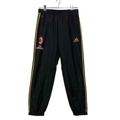 【中古品】【メンズ】 adidas アディダス 13-14 AC MILAN TRACK PANTS G73014 ACミラン トラックパンツ 159-260914-as-10-izu サイズ：XO カラー：ブラック 万代Net店