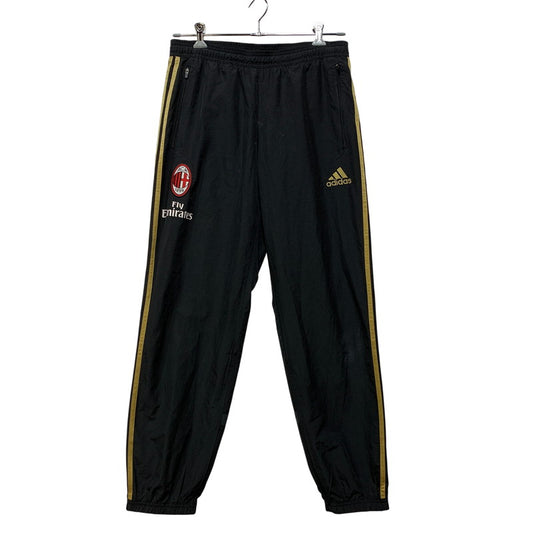 【中古品】【メンズ】 adidas アディダス 13-14 AC MILAN TRACK PANTS G73014 ACミラン トラックパンツ 159-260914-as-10-izu サイズ：XO カラー：ブラック 万代Net店