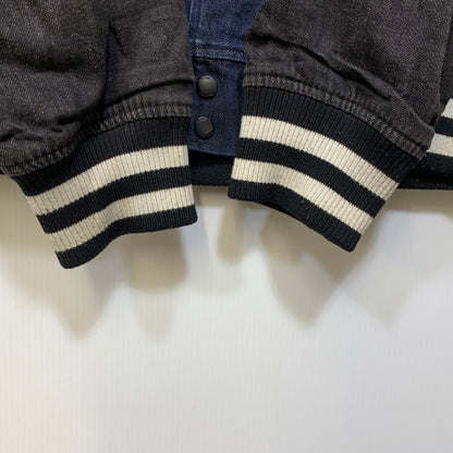 【中古品】【メンズ】 MISHKA ミシカ DENIM STADIUM JACKET デニム スタジアムジャケット スタジャン 142-260914-as-06-izu サイズ：XL カラー：インディゴ×ブラック 万代Net店