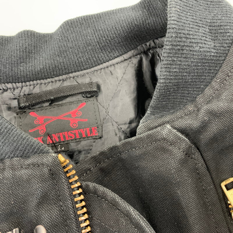 【中古品】【メンズ】 HEX ANTISTYLE ヘックス アンチスタイル DECK HOOK JACKET デック フック ジャケット アウター 142-260918-ya-23-izu サイズ：L カラー：ブラック 万代Net店