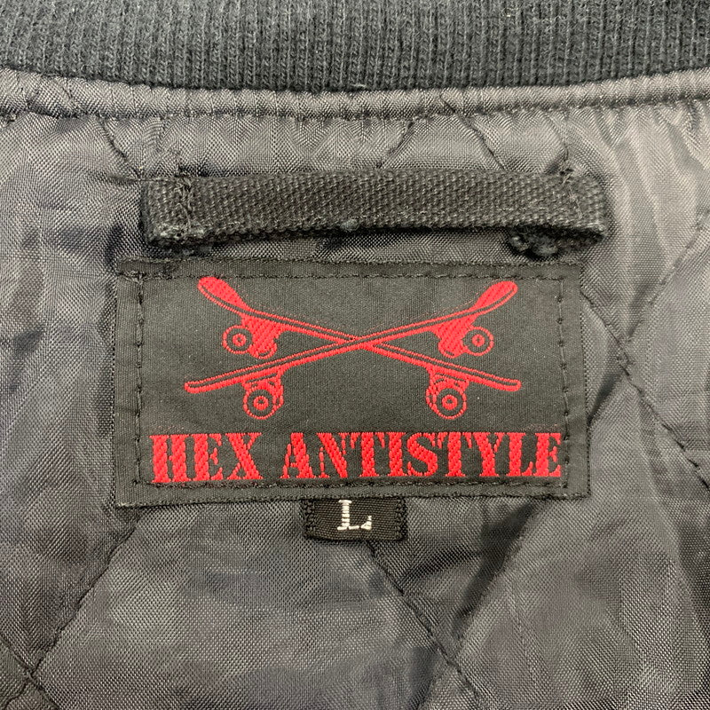 【中古品】【メンズ】 HEX ANTISTYLE ヘックス アンチスタイル DECK HOOK JACKET デック フック ジャケット アウター 142-260918-ya-23-izu サイズ：L カラー：ブラック 万代Net店