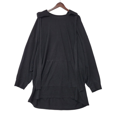 【現状渡し品】【メンズ】 YOHJI YAMAMOTO POUR HOMME ヨウジヤマモト プール オム HE-T13-074 22AW OVERSIZED PARKA オーバーサイズ パーカー トップス 140-260908-yn-08-izu サイズ：3 カラー：ブラック 万代Net店