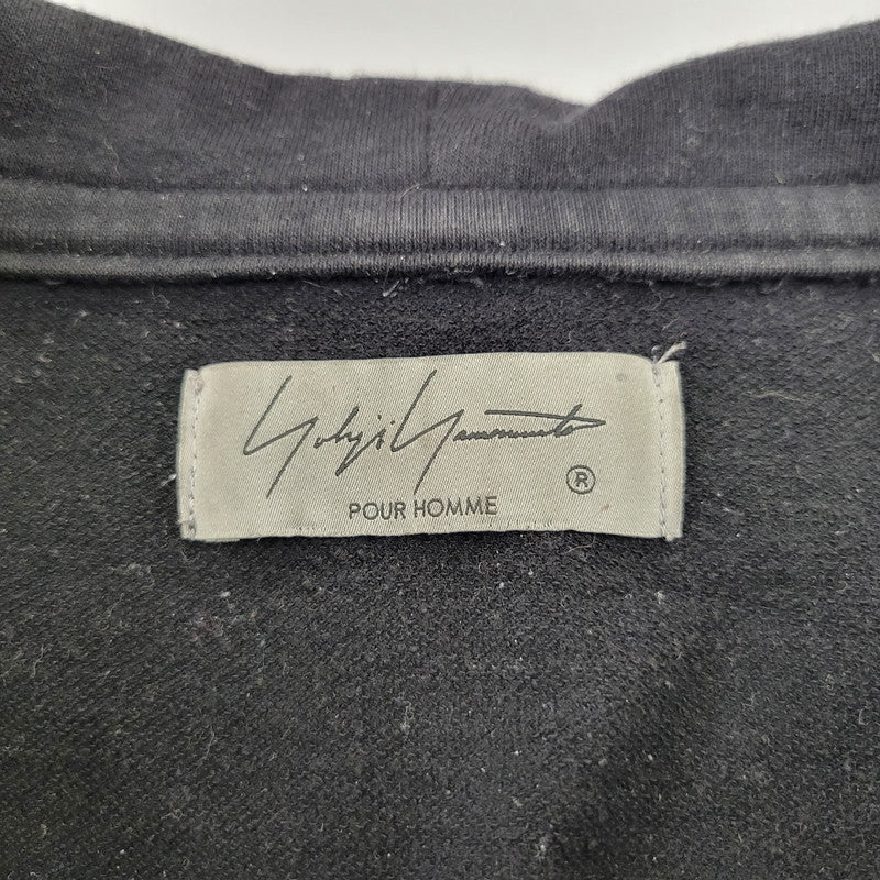 【現状渡し品】【メンズ】 YOHJI YAMAMOTO POUR HOMME ヨウジヤマモト プール オム HE-T13-074 22AW OVERSIZED PARKA オーバーサイズ パーカー トップス 140-260908-yn-08-izu サイズ：3 カラー：ブラック 万代Net店