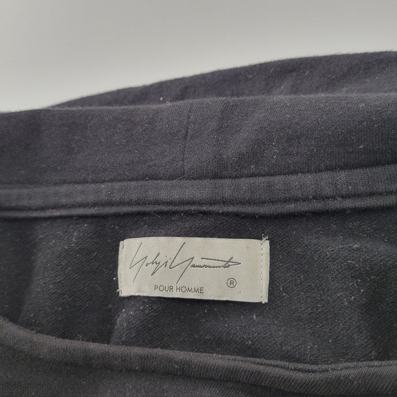 【現状渡し品】【メンズ】 YOHJI YAMAMOTO POUR HOMME ヨウジヤマモト プール オム HE-T13-074 22AW OVERSIZED PARKA オーバーサイズ パーカー トップス 140-260908-yn-08-izu サイズ：3 カラー：ブラック 万代Net店