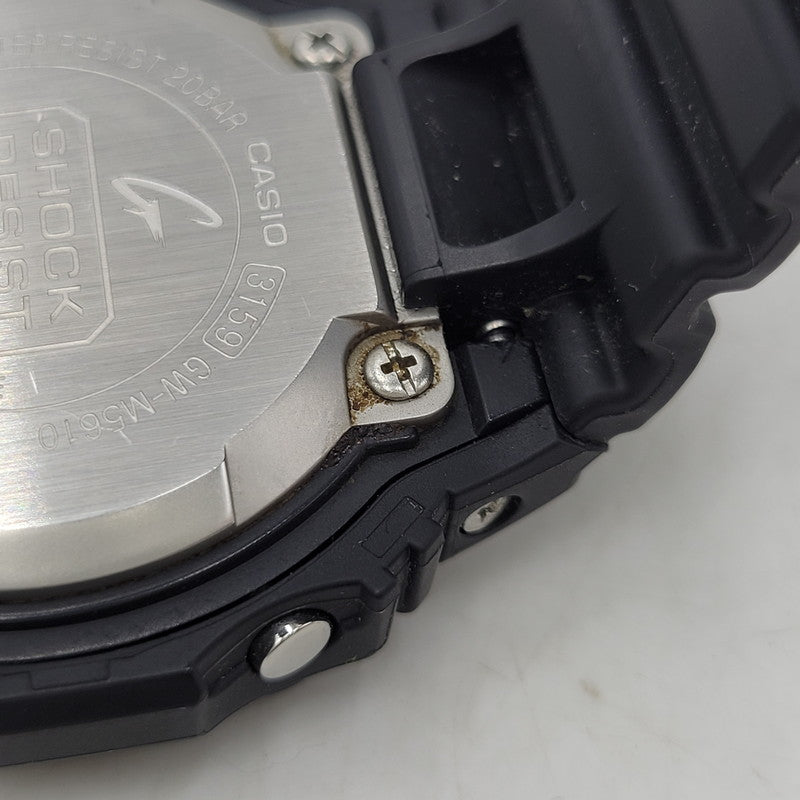 【中古品】【メンズ/レディース】 G-SHOCK ジーショック SOLAR DIGITAL 5600 SERIES WATCH GM-M5610 ソーラー デジタル 腕時計 196-260907-as-03-izu サイズ：46.7 × 43.2 × 12.7 mm カラー：ブラック 万代Net店