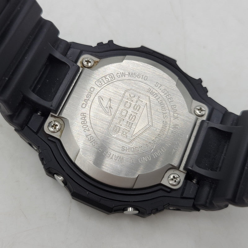 【中古品】【メンズ/レディース】 G-SHOCK ジーショック SOLAR DIGITAL 5600 SERIES WATCH GM-M5610 ソーラー デジタル 腕時計 196-260907-as-03-izu サイズ：46.7 × 43.2 × 12.7 mm カラー：ブラック 万代Net店