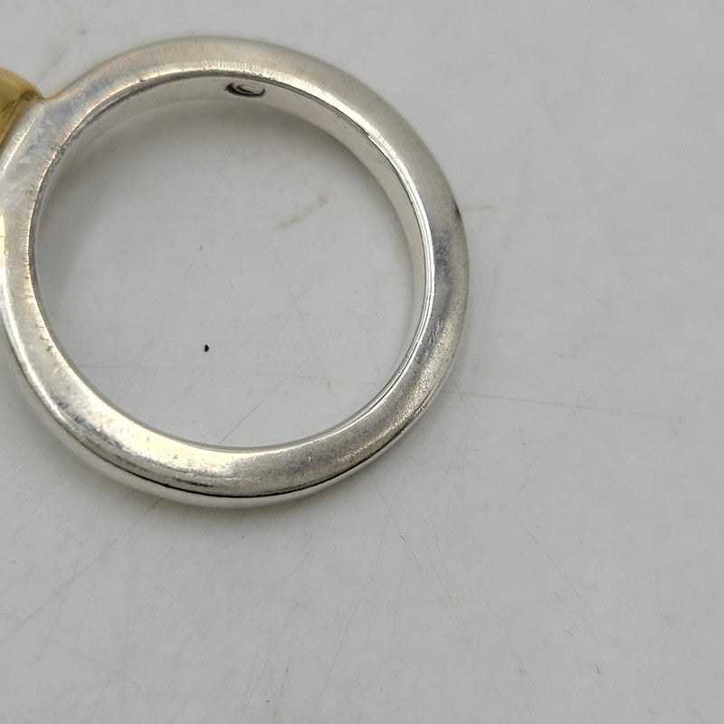 【中古品】【メンズ/レディース】 BILL WALL LEATHER ビルウォールレザー × BEAMS ビームス HORSESHOE STACK RING ホースシュー スタック リング 指輪 アクセサリー 192-260907-as-06-izu カラー：シルバー×ゴールド 万代Net店