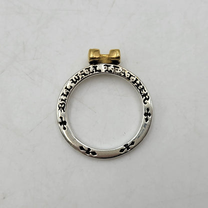 【中古品】【メンズ/レディース】 BILL WALL LEATHER ビルウォールレザー × BEAMS ビームス HORSESHOE STACK RING ホースシュー スタック リング 指輪 アクセサリー 192-260907-as-06-izu カラー：シルバー×ゴールド 万代Net店