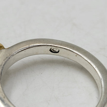 【中古品】【メンズ/レディース】 BILL WALL LEATHER ビルウォールレザー × BEAMS ビームス HORSESHOE STACK RING ホースシュー スタック リング 指輪 アクセサリー 192-260907-as-06-izu カラー：シルバー×ゴールド 万代Net店
