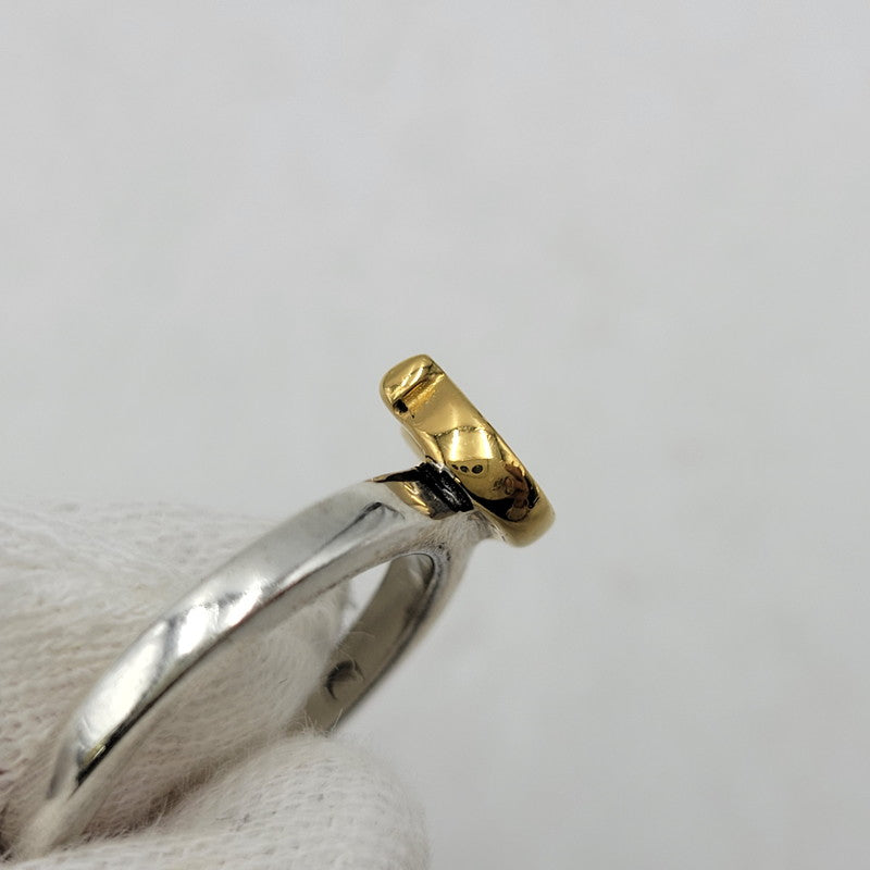 【中古品】【メンズ/レディース】 BILL WALL LEATHER ビルウォールレザー × BEAMS ビームス HORSESHOE STACK RING ホースシュー スタック リング 指輪 アクセサリー 192-260907-as-06-izu カラー：シルバー×ゴールド 万代Net店