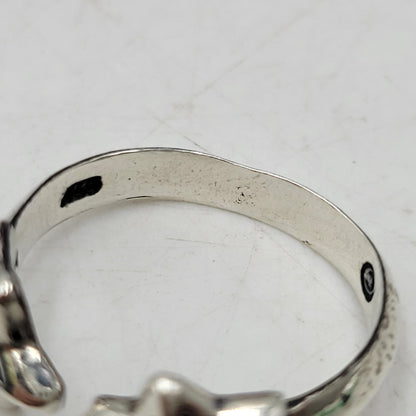 【中古品】【メンズ/レディース】 BILL WALL LEATHER ビルウォールレザー × BEAMS ビームス DOUBLE STAR FREE RING ダブル スター リング 指輪 アクセサリー 192-260907-as-05-izu カラー：シルバー 万代Net店