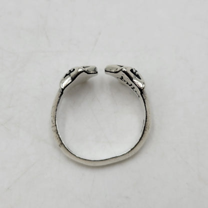 【中古品】【メンズ/レディース】 BILL WALL LEATHER ビルウォールレザー × BEAMS ビームス DOUBLE STAR FREE RING ダブル スター リング 指輪 アクセサリー 192-260907-as-05-izu カラー：シルバー 万代Net店
