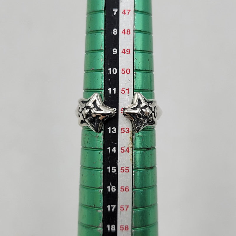 【中古品】【メンズ/レディース】 BILL WALL LEATHER ビルウォールレザー × BEAMS ビームス DOUBLE STAR FREE RING ダブル スター リング 指輪 アクセサリー 192-260907-as-05-izu カラー：シルバー 万代Net店