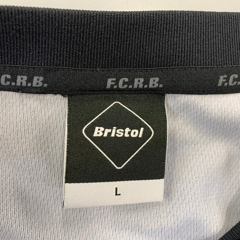 【中古品】【メンズ】 F.C.REAL BRISTOL エフシーレアルブリストル FCRB-190036 BIG STAR TRAINING S S TEE ビッグ スター トレーニング ショートスリーブ Tシャツ トップス 半袖 142-260918-ya-20-izu サイズ：L カラー：ブラック×ホワイト 万代Net店