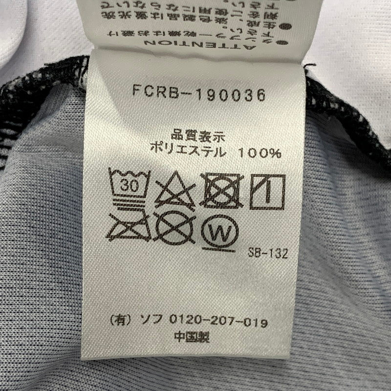 【中古品】【メンズ】 F.C.REAL BRISTOL エフシーレアルブリストル FCRB-190036 BIG STAR TRAINING S S TEE ビッグ スター トレーニング ショートスリーブ Tシャツ トップス 半袖 142-260918-ya-20-izu サイズ：L カラー：ブラック×ホワイト 万代Net店