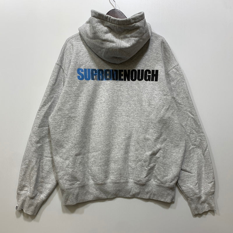 【中古品】【メンズ】 SUPREME シュプリーム × GOODENOUGH グッドイナフ HOODED SWEATSHIRT フーデッド スウェットシャツ パーカー トップス 149-260907-kh-11-izu サイズ：L カラー：グレー 万代Net店